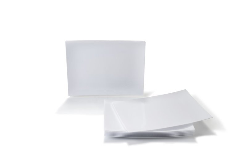 7&quot; Rectangular Plate, - 1 PIECE SAMPLE -