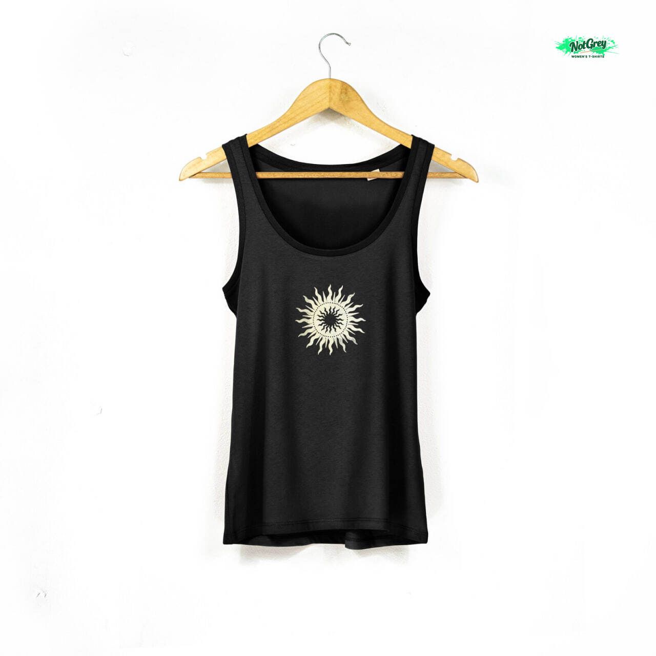 The Solstice Tank Top - Midnight Black