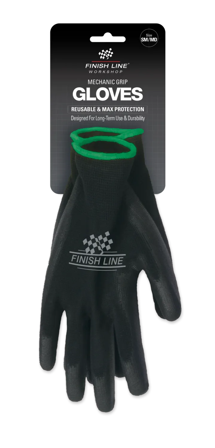 Finish Line mechanic grip gloves