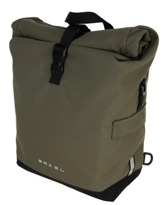 Arkel Signature M bike pannier, Color: VERT CORDURA