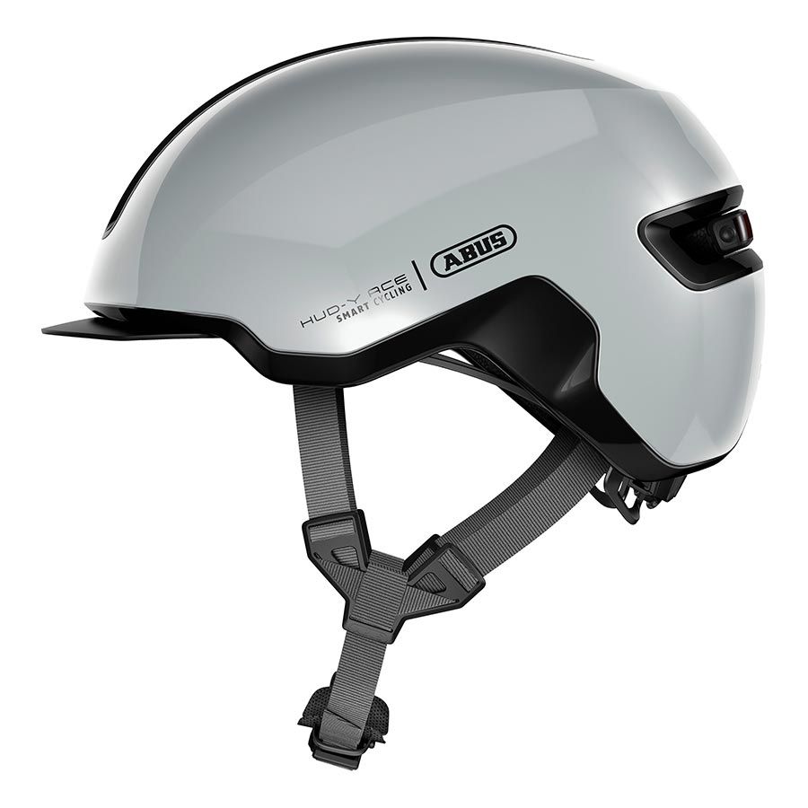 Casque Abus Hud-Y, Couleur: Gris, Taille: M (54-58 cm)