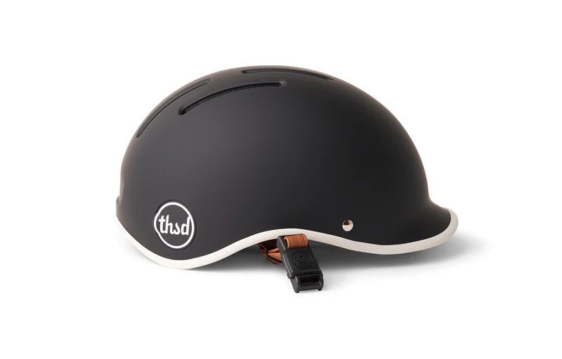 Thousand Heritage bicycle helmet, Color: Noir «liseré blanc» - carbon black, Taille: P (54-57 cm)