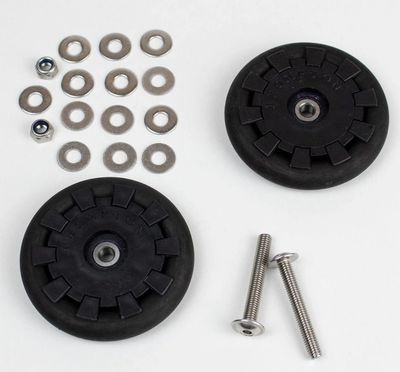 Brompton Eazy Wheel Rollers With Fittings 6mm Holes