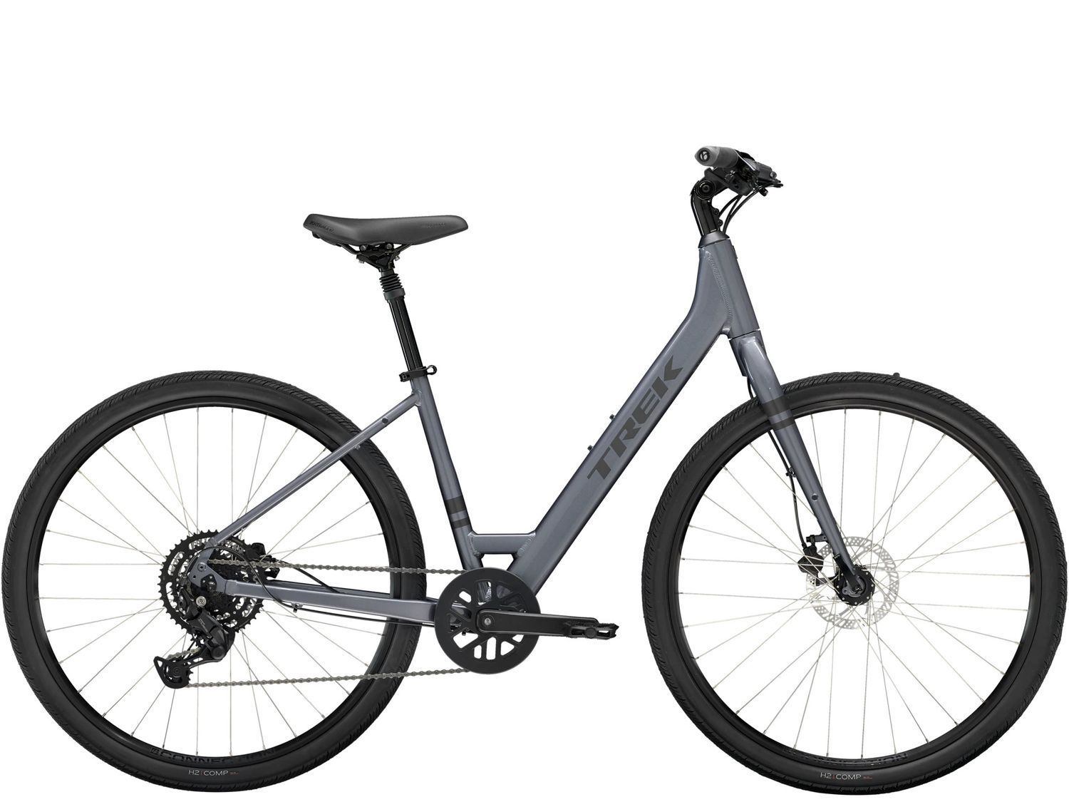 Trek Verve 2 (cadre bas)  Gen 5, Couleur: Gris, Taille: TP