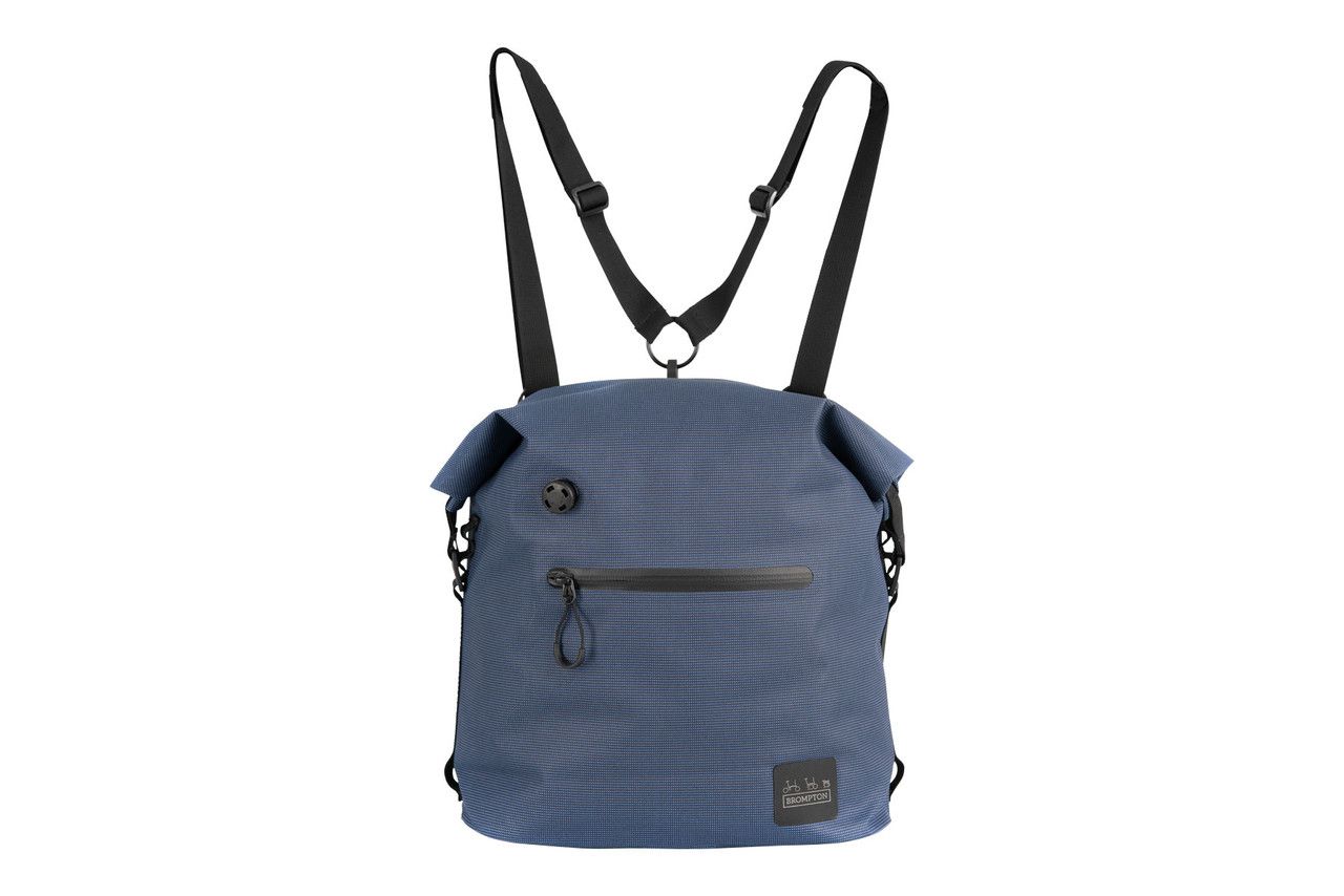 SAC BROMPTON BOROUGH ROLL TOP IMPERMEABLE,  BLEU «NAVY», PETIT