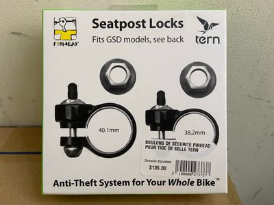 Pinhead Seatpost locks for Tern GSD