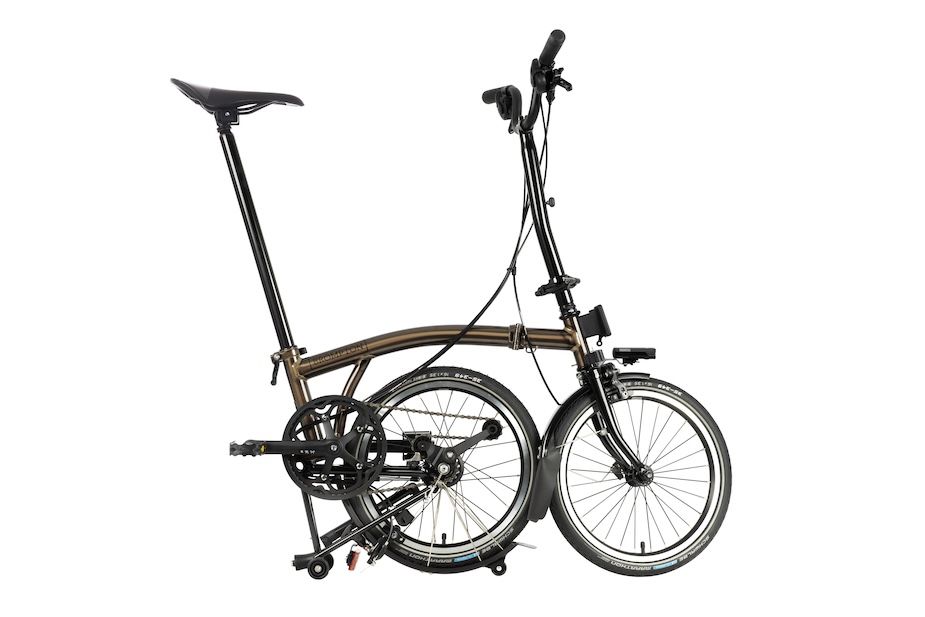 Brompton C Line explore, high handlebar, black lacquer