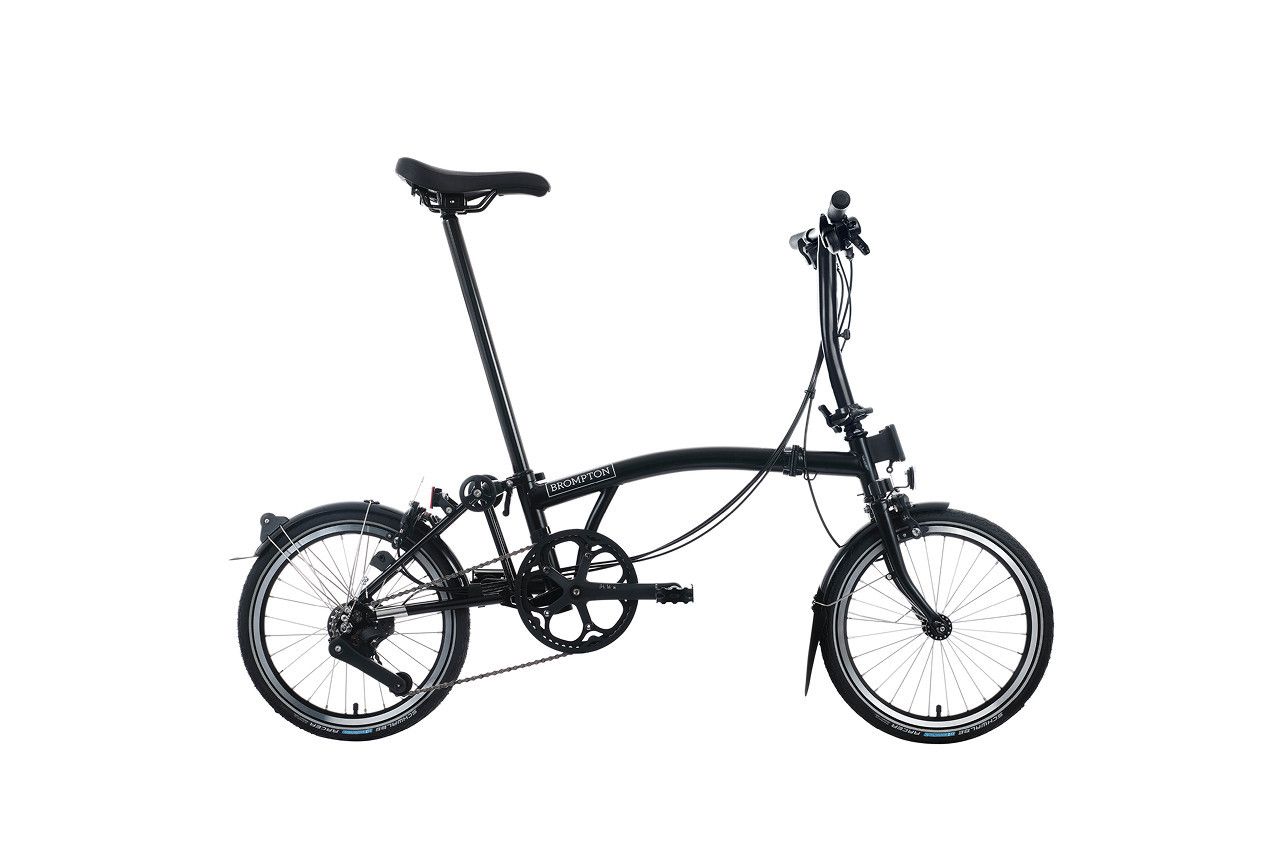 Brompton C Line 12 vitesses noir, Hauteur de guidon: Basse (S)