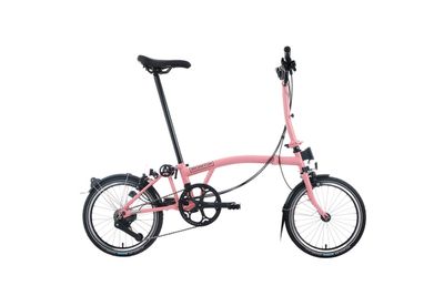 Brompton C Line 12 vitesses rose Flamingo pink