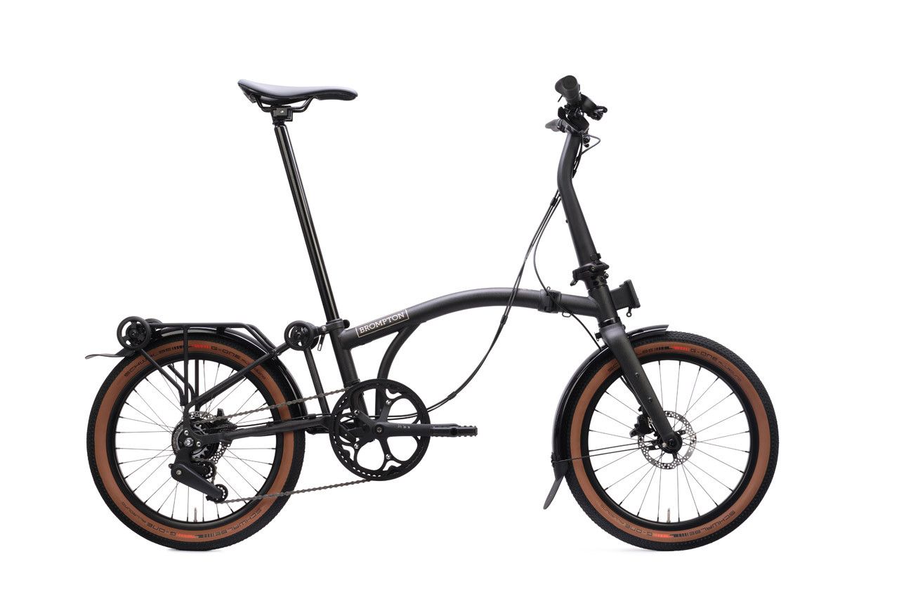 Brompton G Line with rack and fenders, space black