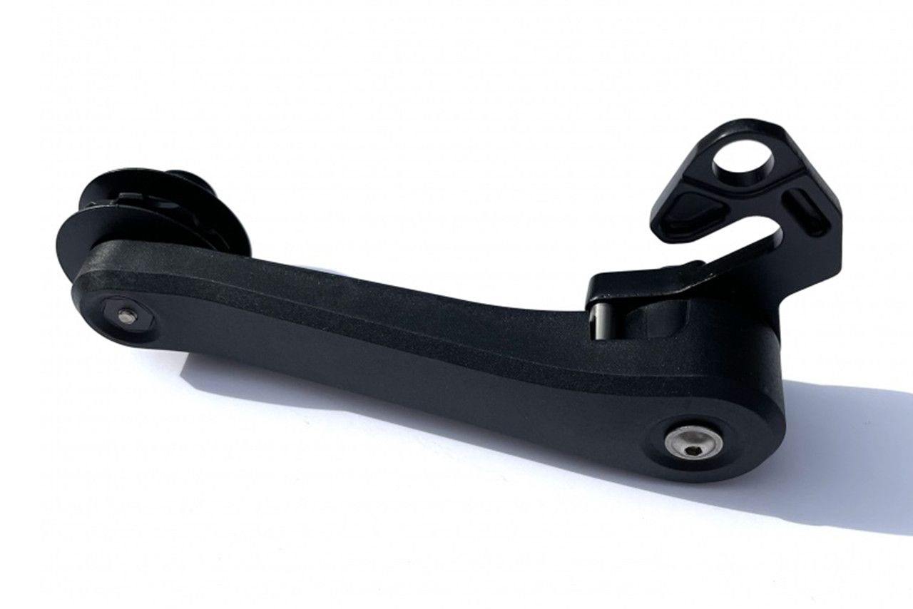 Derailleur Chain Tensioner with Square Spring