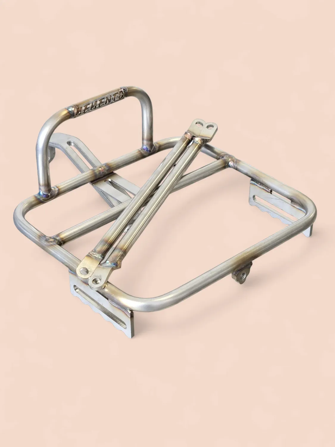 Plateforme avant Memento Cycles Fourmi v4, inox