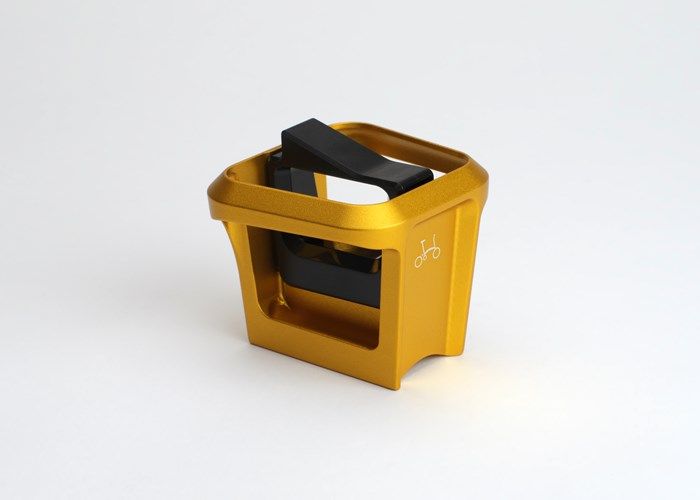 Brompton ColourLab Forged Front Carrier Block, Color: Or