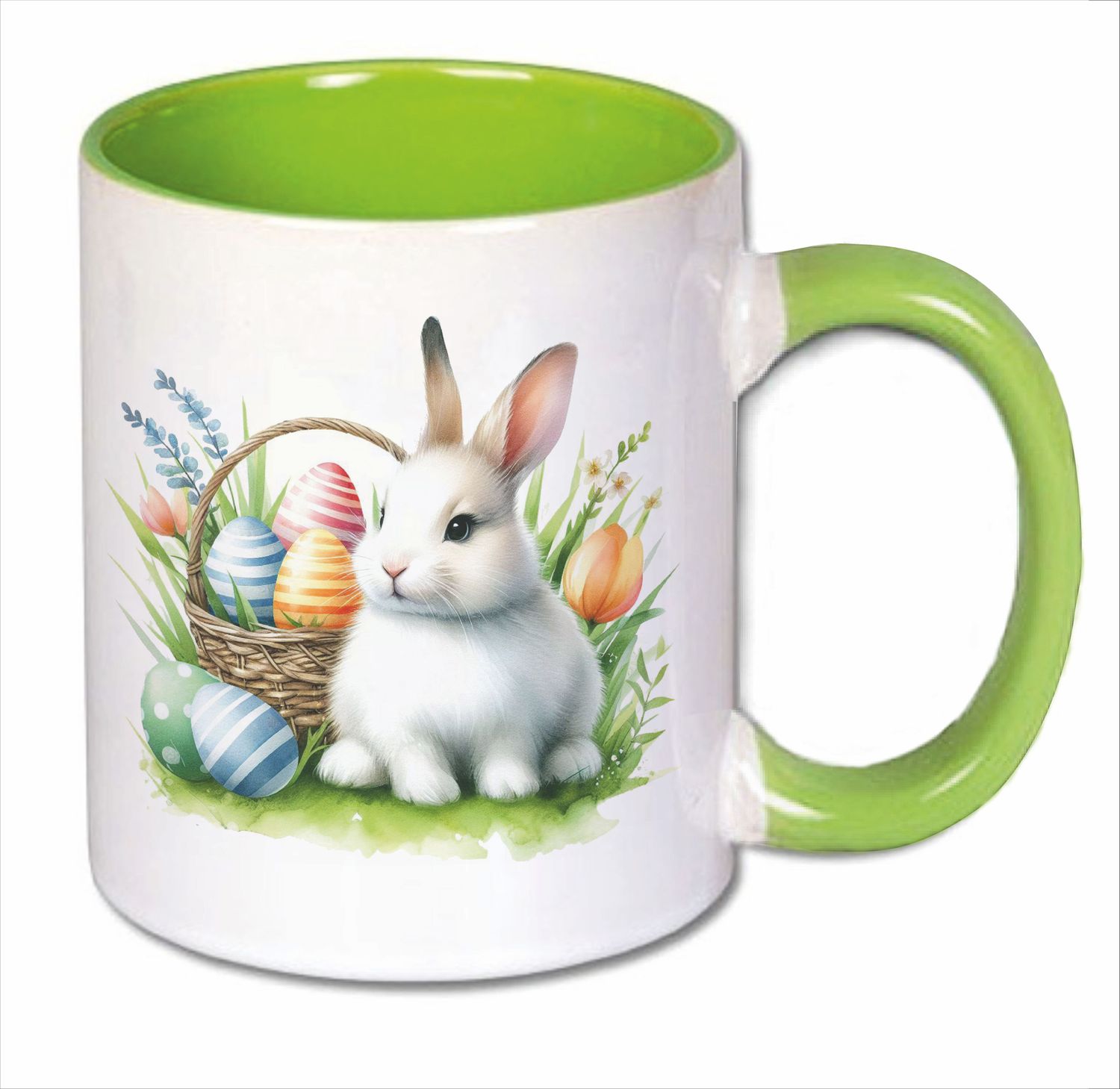 Wielkanocny królik, pisanki