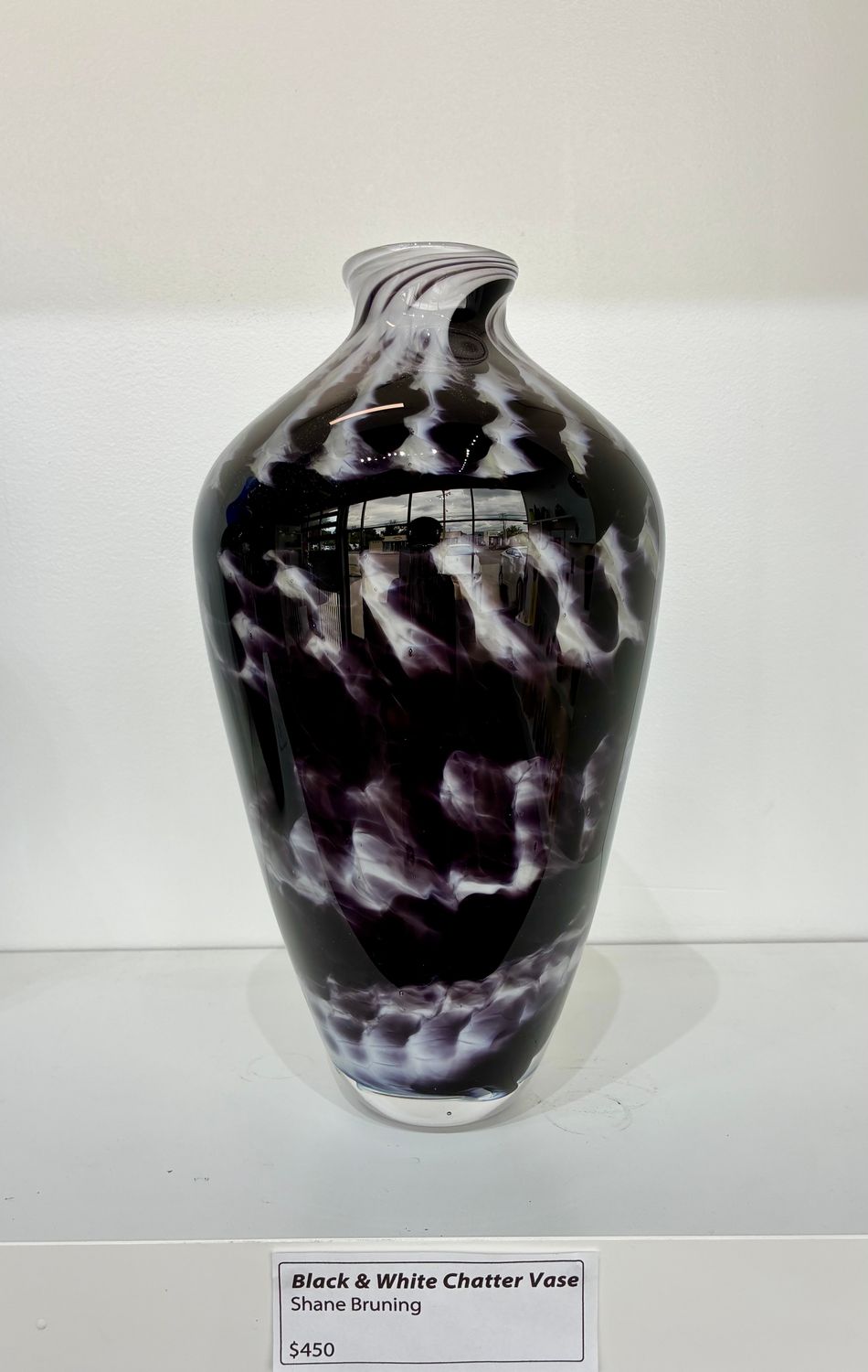 Black & White Chatter Vase