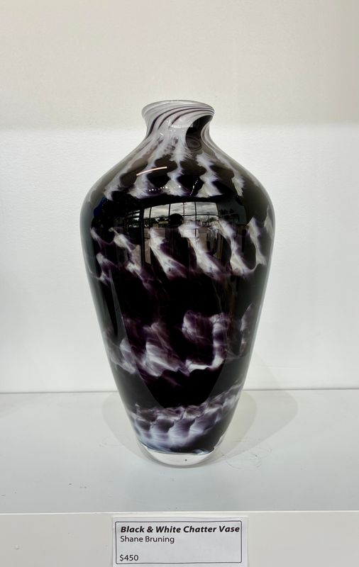 Black & White Chatter Vase