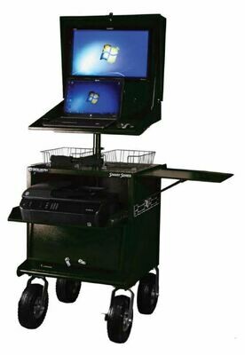 Mobile Workstation Cart (12v & 24v, with or without printer/battery)