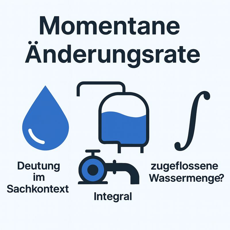Änderungsrate bei Integral und Pumpe