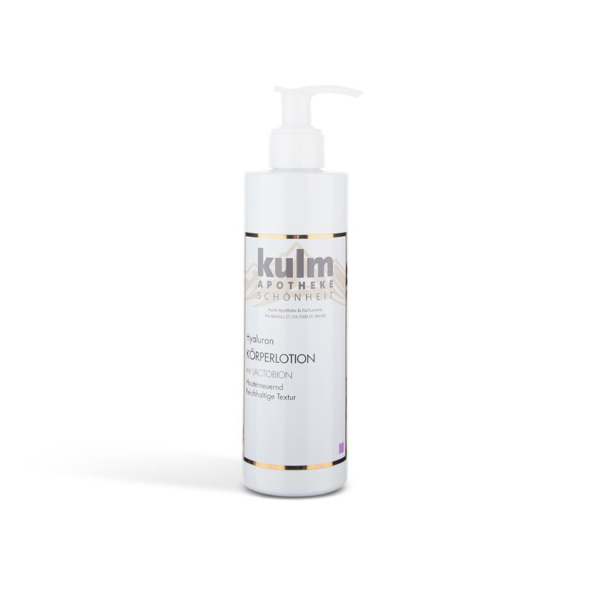 KULM Lozione Corpo con Acido Ialuronico e LACTOBION Texture Ricca, 250ml