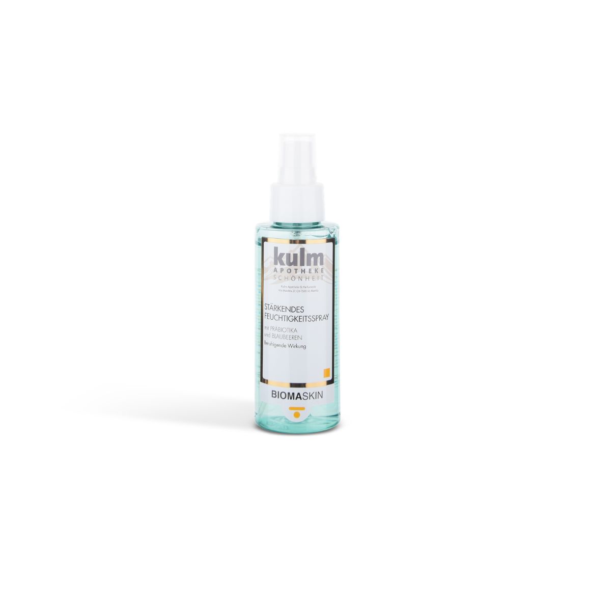 KULM Spray Idratante Rinforzante con Prebiotici e Mirtilli BIOMASKIN, 100ml