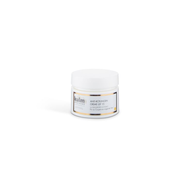 KULM Anti-Rötungen Crème LSF 15 mit Blaubeerenextrakt für zu Couperose neigender Haut, 50ml