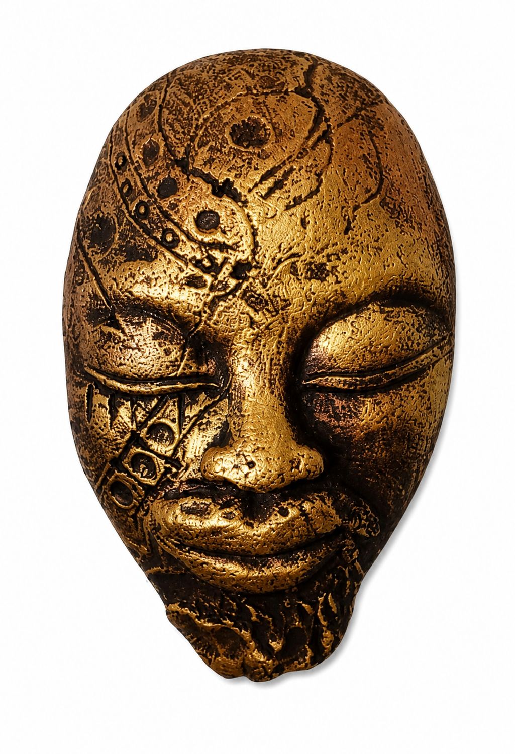 Handcrafted African-Inspired Decorative Wall Masks