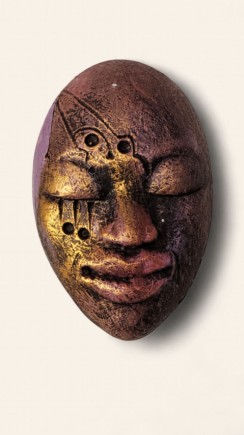 Handcrafted African-Inspired Decorative Wall Masks