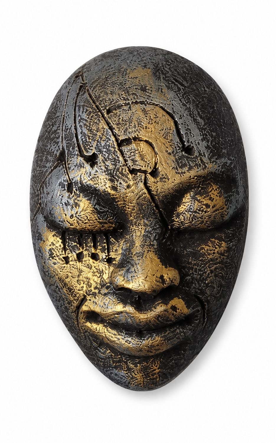 Handcrafted African-Inspired Decorative Wall Masks