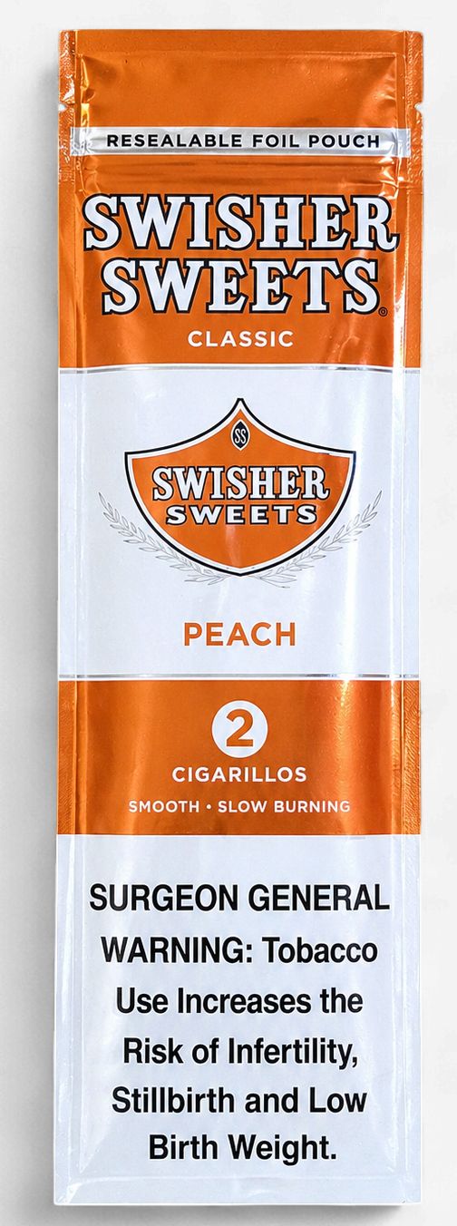 Swisher Sweets Peach 2 Pack