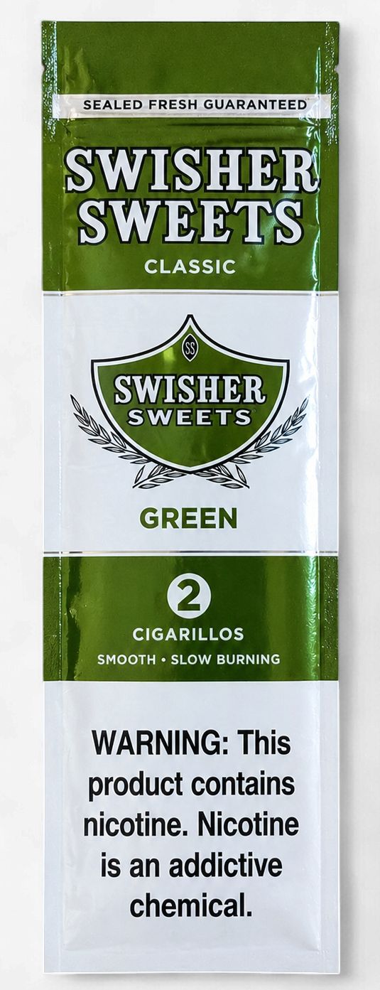Swisher Sweets Green Classic 2 Pack