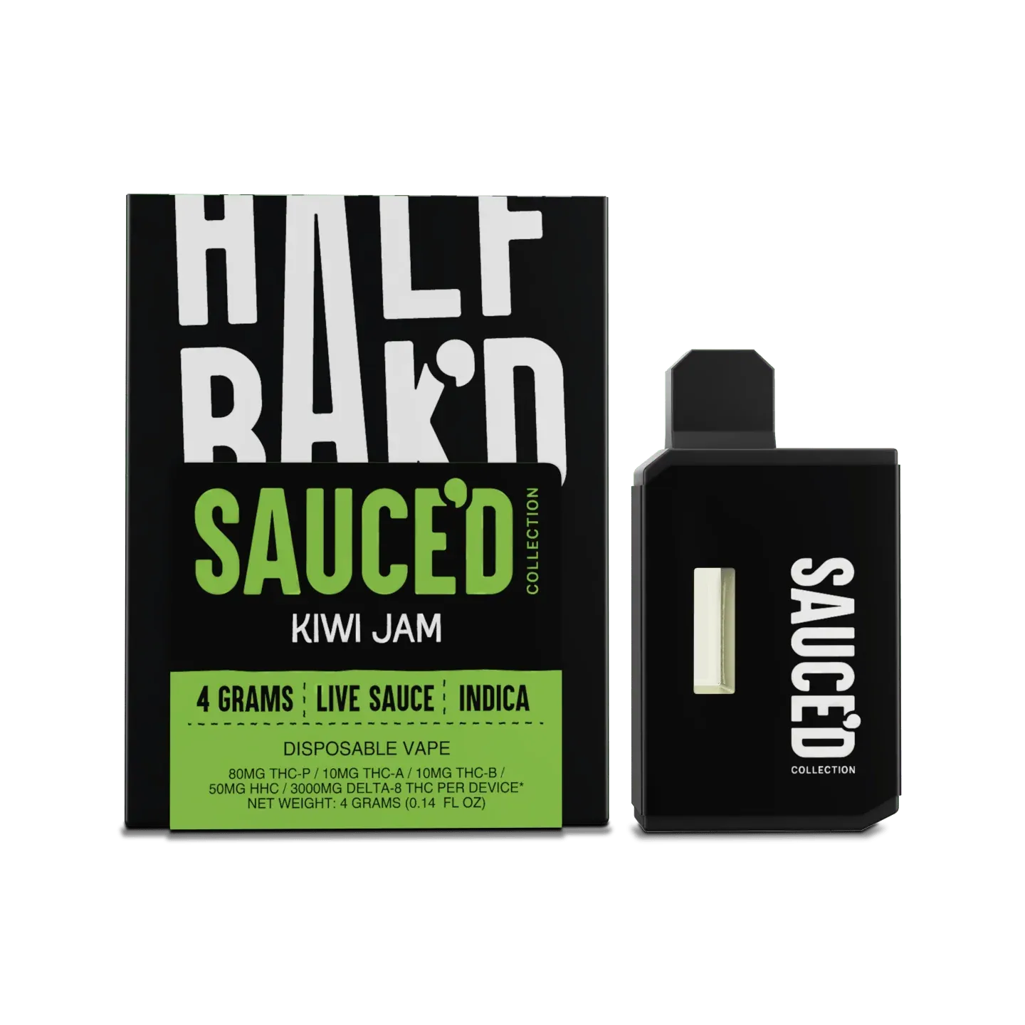 Kiwi Jam 4g Indica Disposable