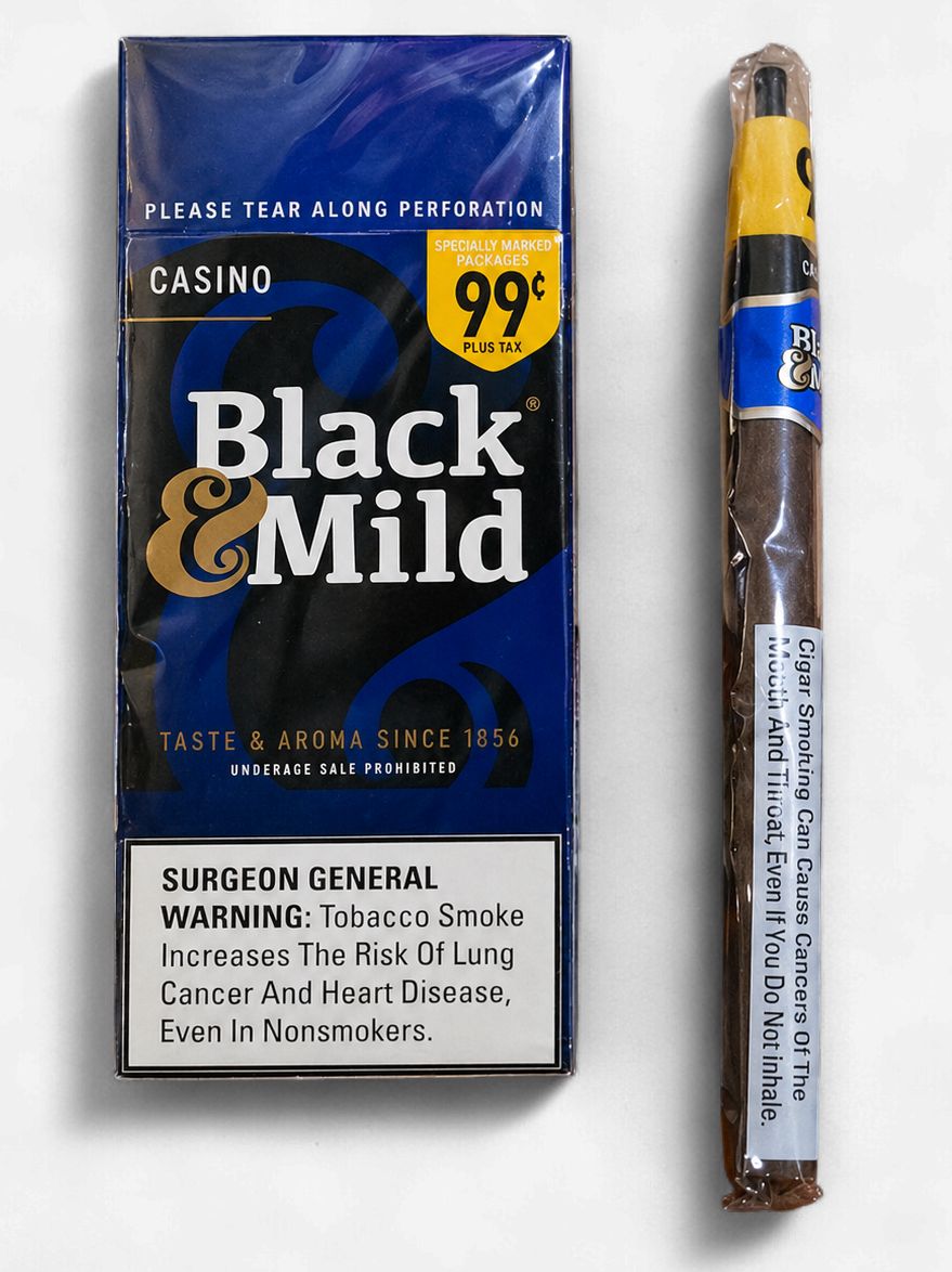 Black &amp; Mild Casino Single Cigarillo