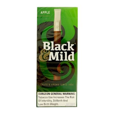 Black &amp; Mild Green Apple 5 pack