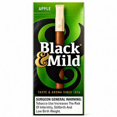 Black &amp; Mild Green Apple 5 Pack