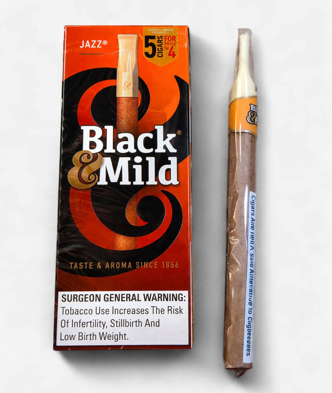 Black &amp; Mild Jazz Single Cigarillo