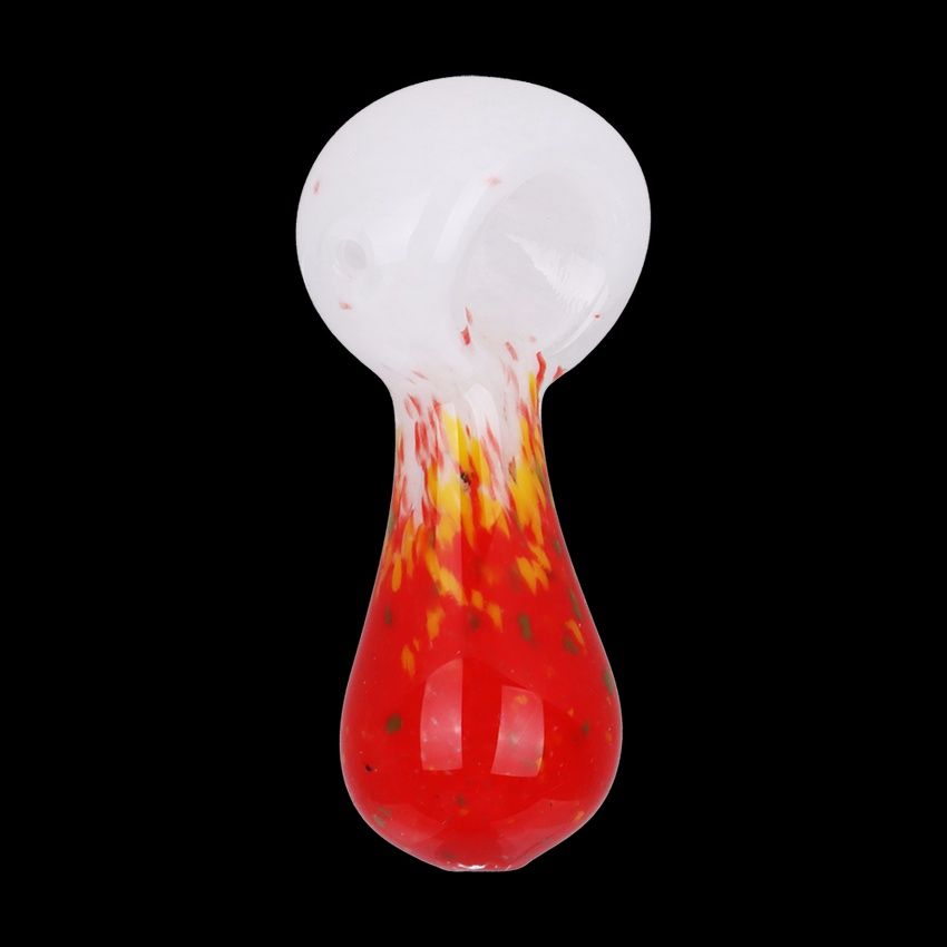 Rasta Party Frit Glass Spoon Pipe | 3"