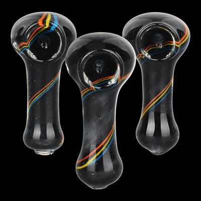 Dark Side Of The Glass Spoon Pipe | 3"