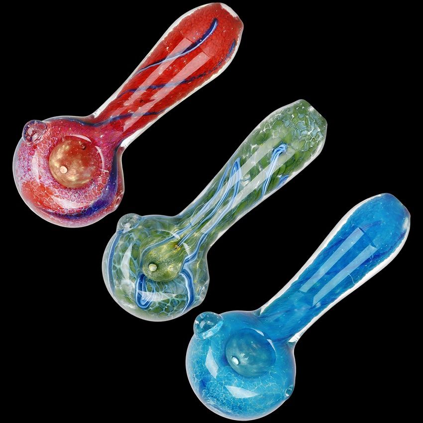 Ethereal Rivulet Spoon Pipe | 3.5" | Colors Vary