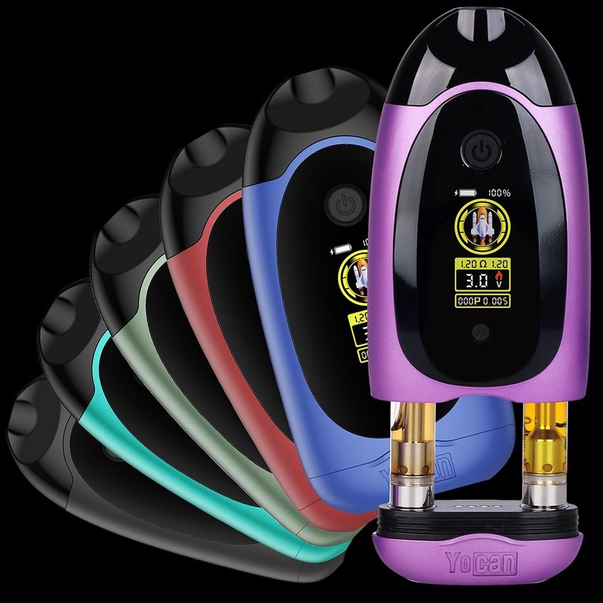 Yocan Dubb Dual Cartridge 510 Vape Battery | 750mAh (Blue)