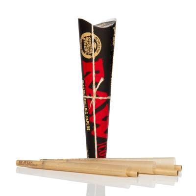 RAW Black King Size Cones 3pk