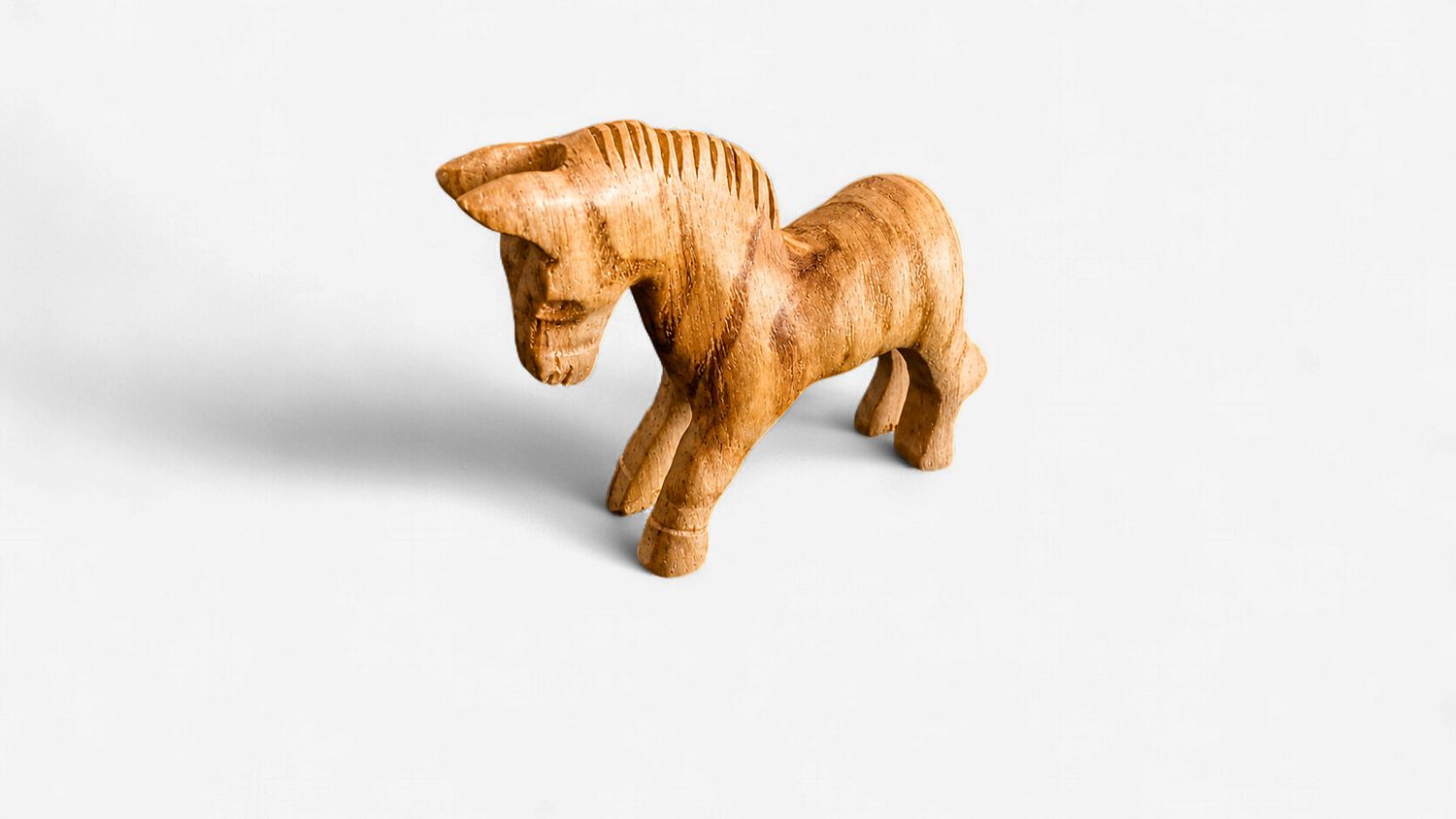 Small Hand-Carved Wooden Animal Figurines