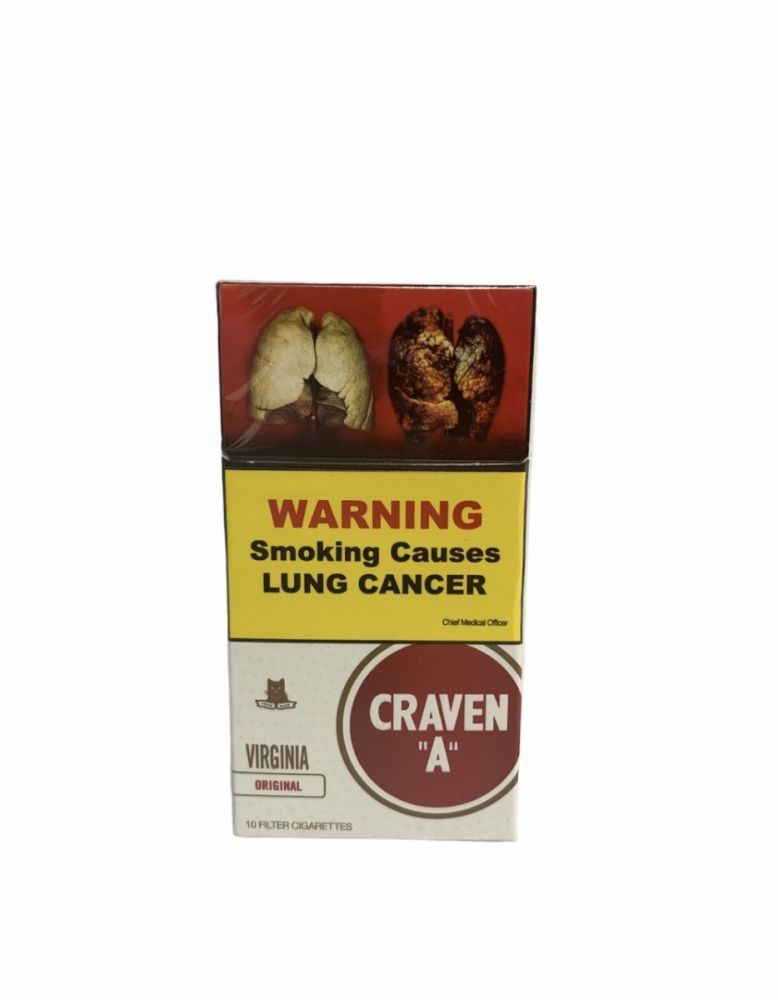Craven “A” Virginia Blend Cigarettes – Single Pack, Size: Craven "A" Singles