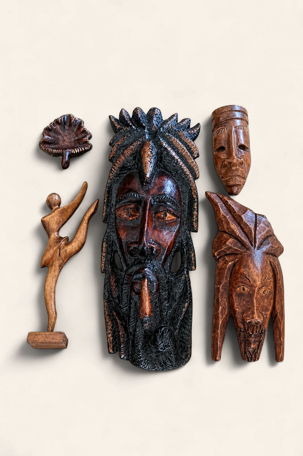 Handcrafted Yaad Vibes Wood Art