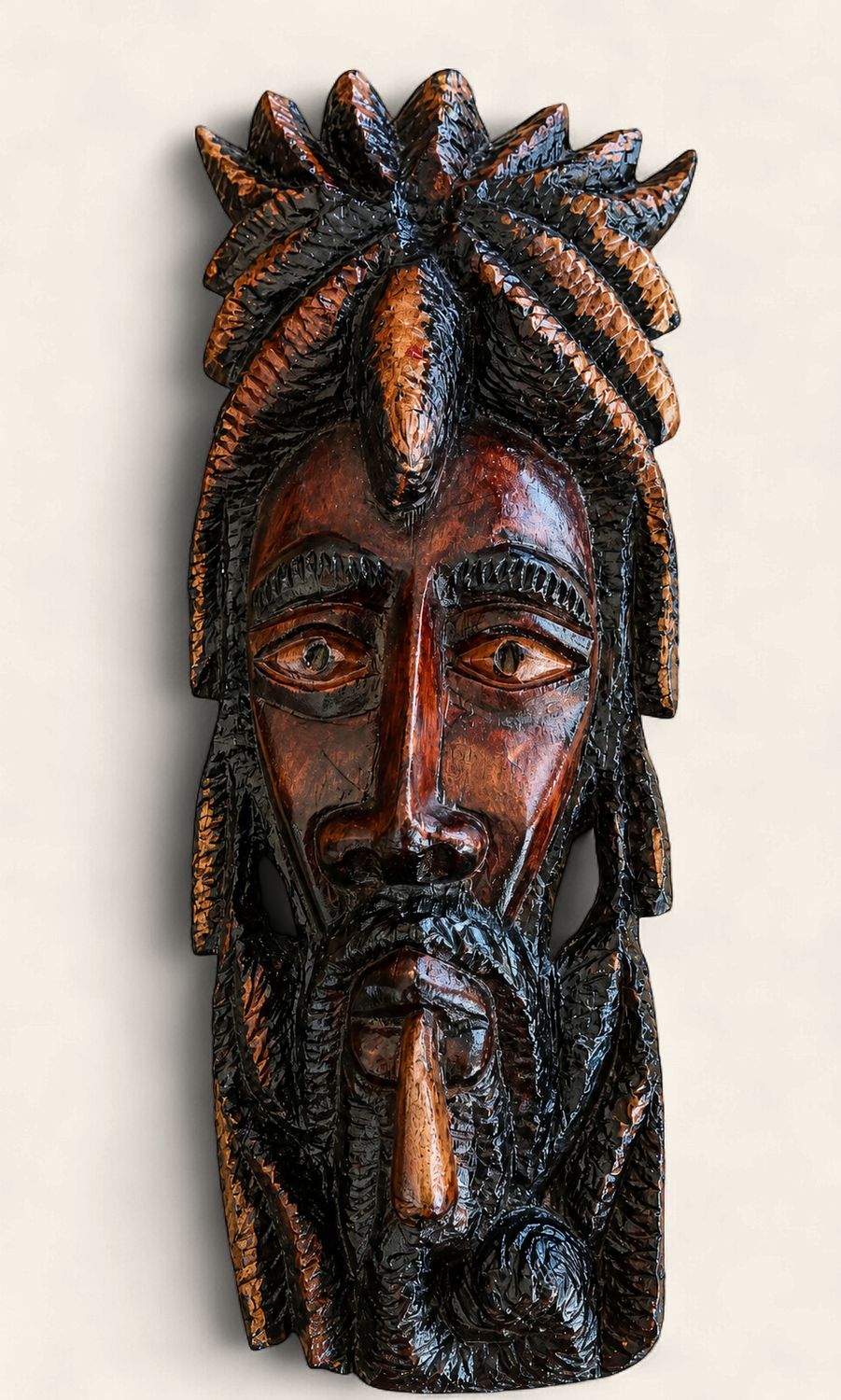 Handcrafted Yaad Vibes Wood Art