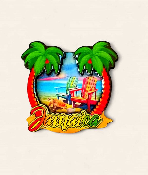 Vibrant Jamaica Souvenir Fridge Magnets