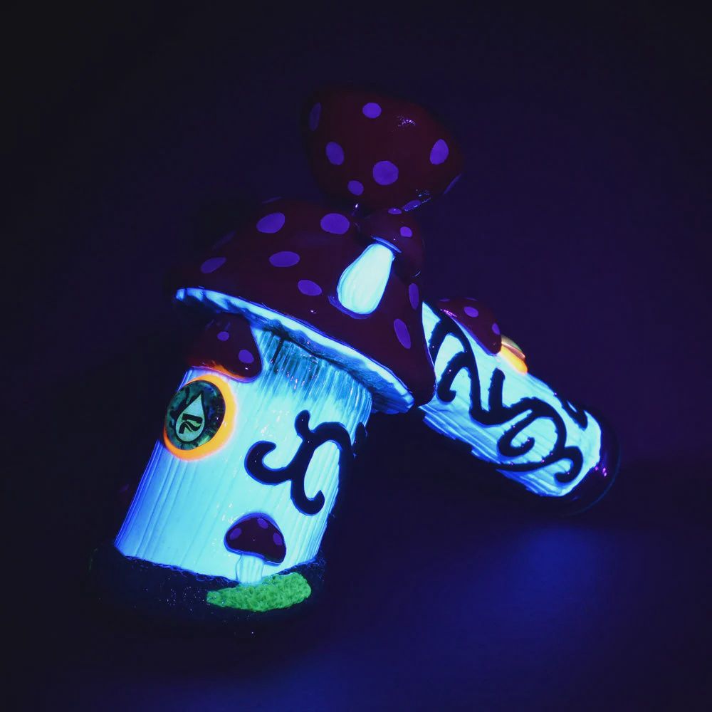 Pulsar Shroom House Bubbler Pipe | 8" | 19mm F