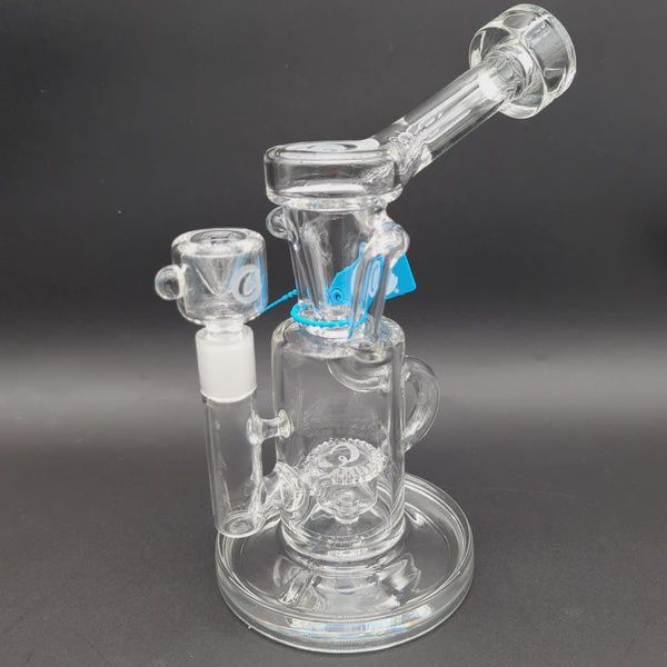 Cookies Double Cycler Glass Water Pipe - 9" / 14mm F