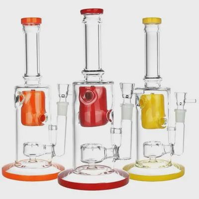 Jubilant Journey Glass Water Pipe - 9.75" / 14mm F
