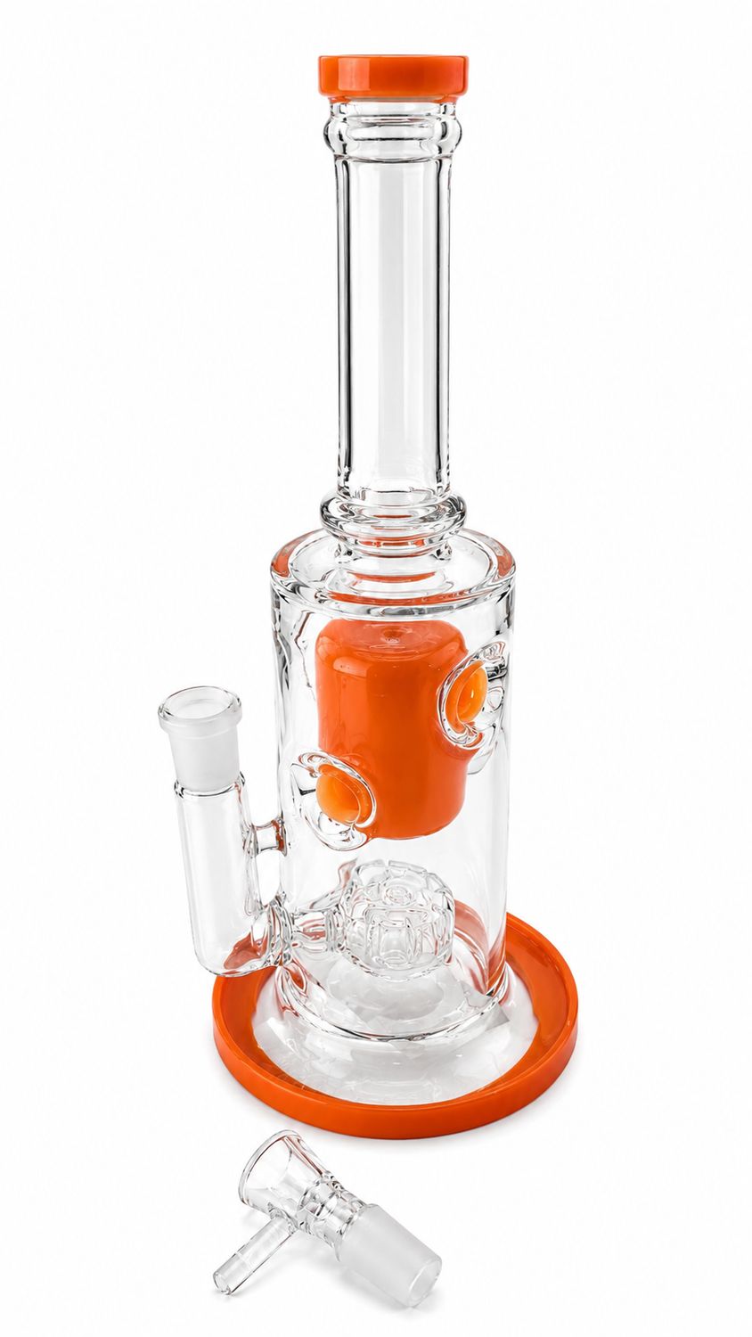 Jubilant Journey Glass Water Pipe - 9.75" / 14mm F