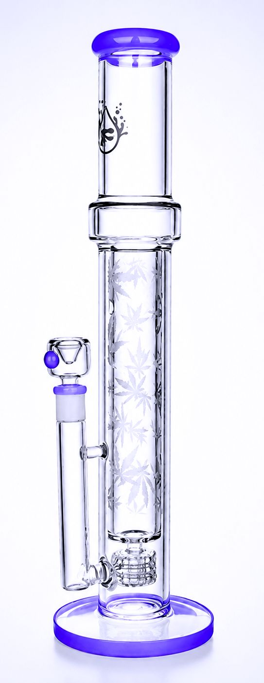 Pulsar Double Wall Perc Tube Water Pipe | 16.75″ | 14mm F
